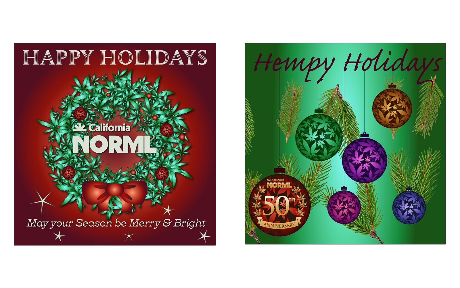California NORML holiday images